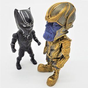 Black Panther and Thanos Mini Figures